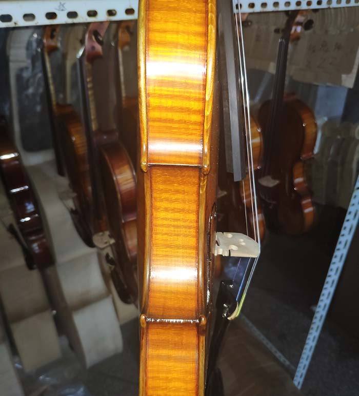 虎紋楓歐料演奏級小提琴-zd04