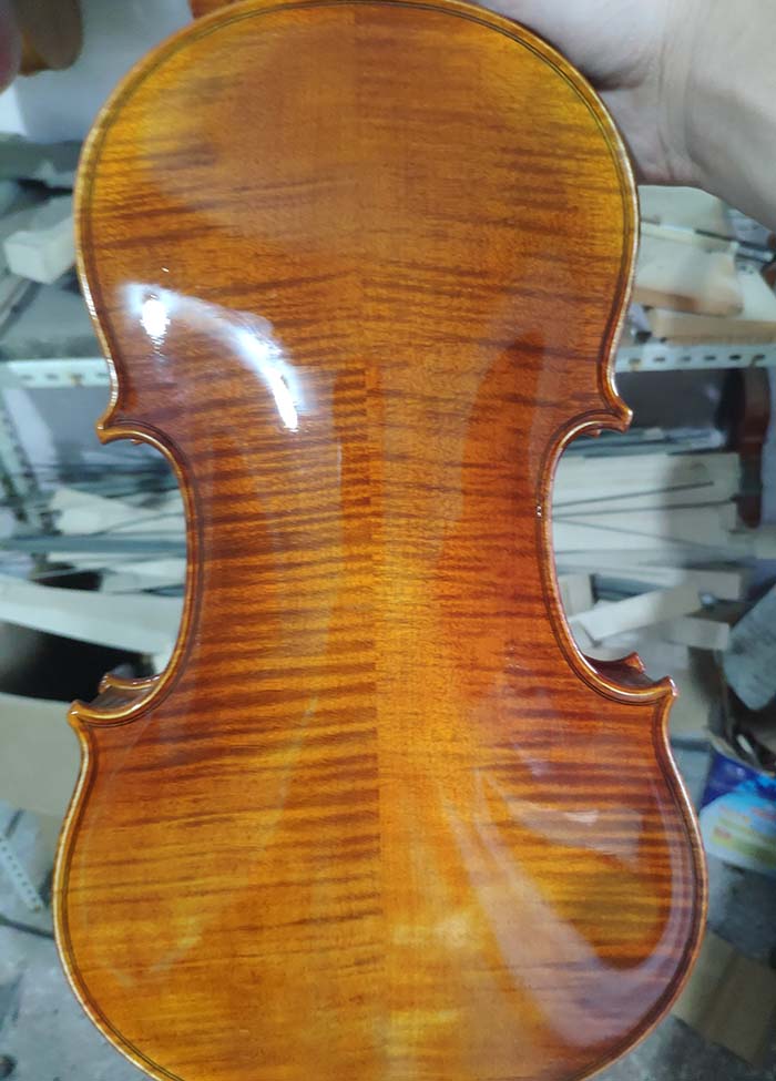 歐料虎紋楓成人演奏琴-zy01